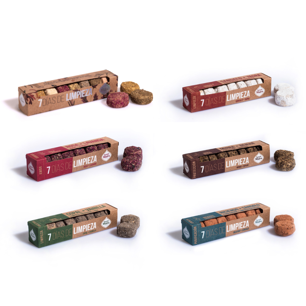 Pastillas de Defumación 7 Días de Limpieza Sagrada Madre