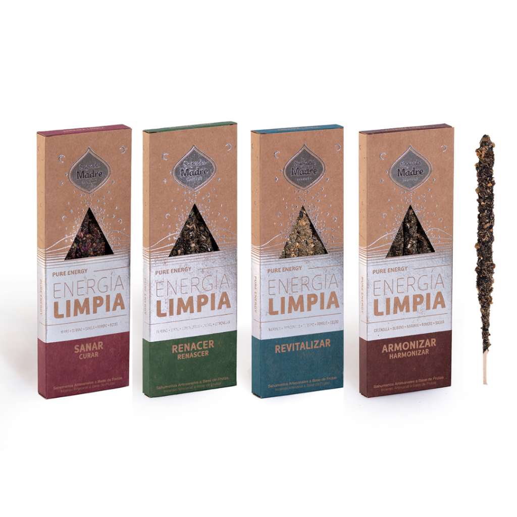 Sahumerios Sagrada Madre Línea Energía Limpia