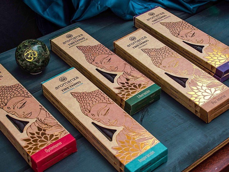 Sahumerios Tibetanos Aromanza (x8 Varillas)