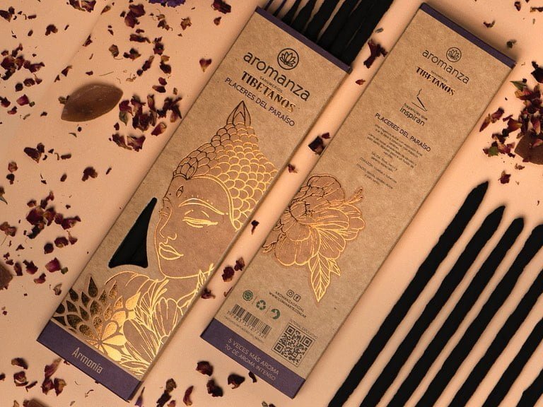 Sahumerios Tibetanos Aromanza (x8 Varillas)