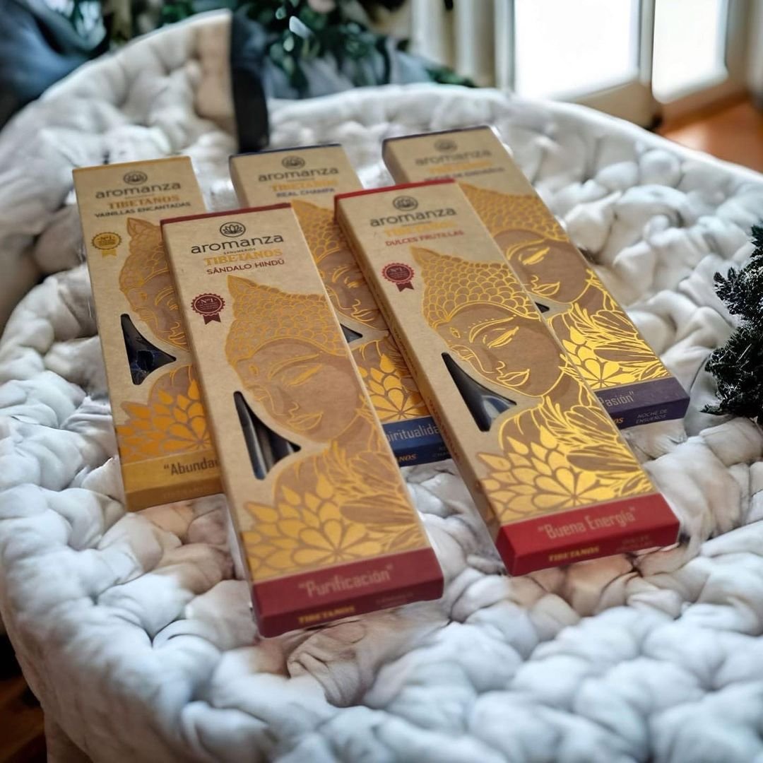 Sahumerios Tibetanos Aromanza (x8 Varillas)