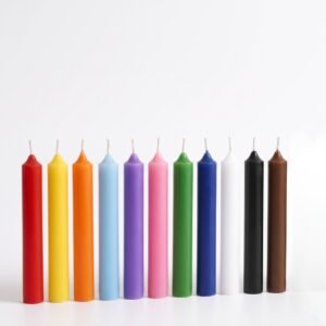 Velas Cortas Comunes Pack x12 (Docena) Iluminarte