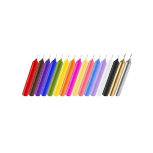 Velas Cortas Comunes Pack x12 (Docena)  Iluminarte
