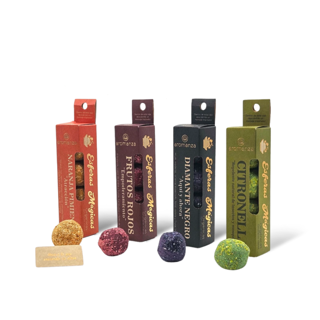 Esferas Mágicas de Defumación Aromanza (x4)