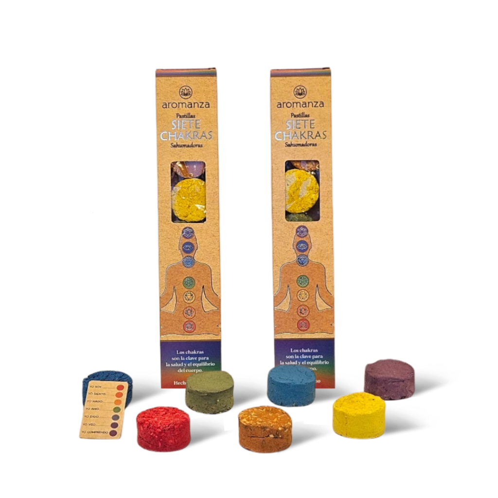 Pastillas de Defumación 7 Chakras Aromanza