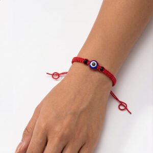 Pulsera de Macramé con Ojo Turco