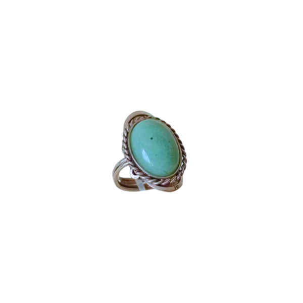 ANILLO ALPACA Y CUARZOS OVAL REGULABLES