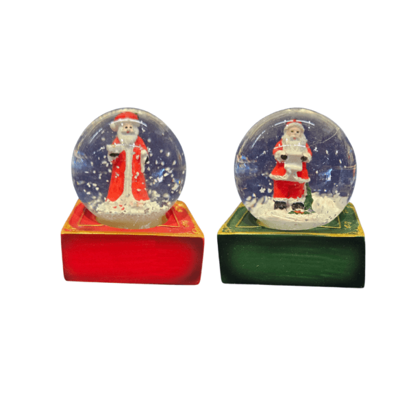 BOLAS DE NIEVE PAPA NOEL MINI