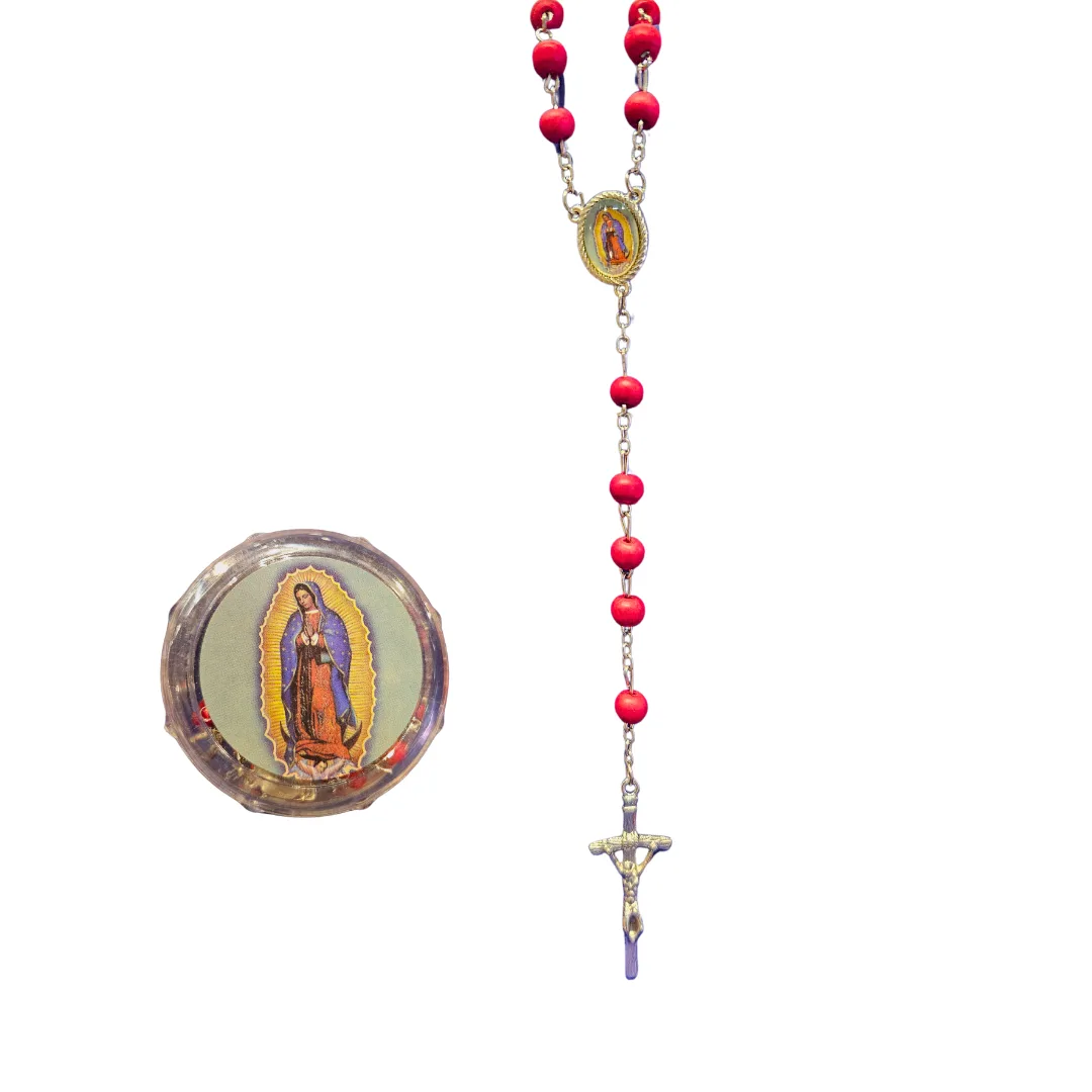 Rosario Religioso en Caja Redonda