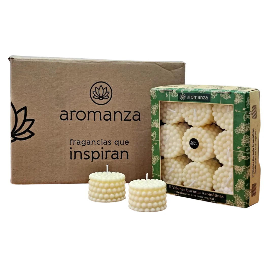 Velón Aromático Diseño Burbuja (Bubble Candle)
