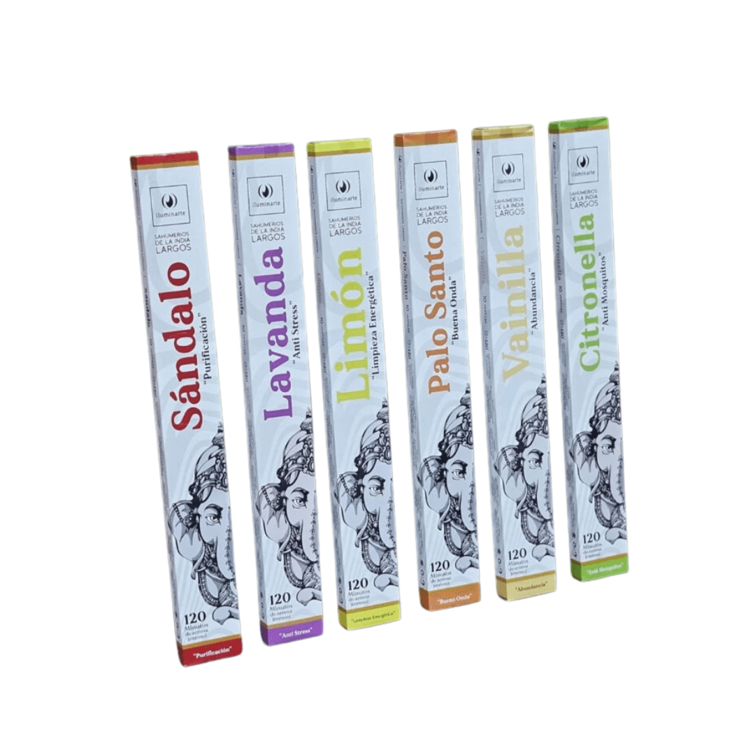 Sahumerios Línea Ganesha XL (Larga Duración) Iluminarte