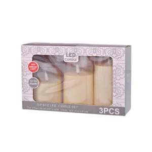 Set de Velas LED a Pilas (Pack x3)