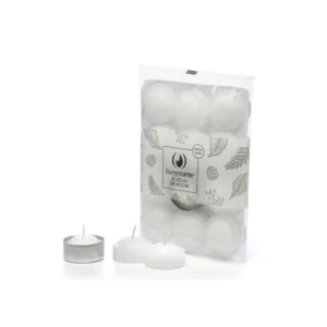 Velas de Noche Blancas (Rechaud) Pack x12