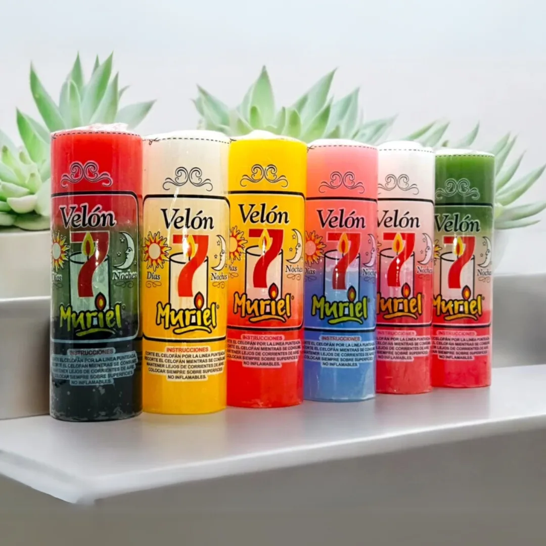 Velón 7 Días Combinado Muriel (Santería)