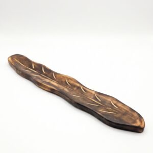 Portasahumerio Hoja de Madera Tallada