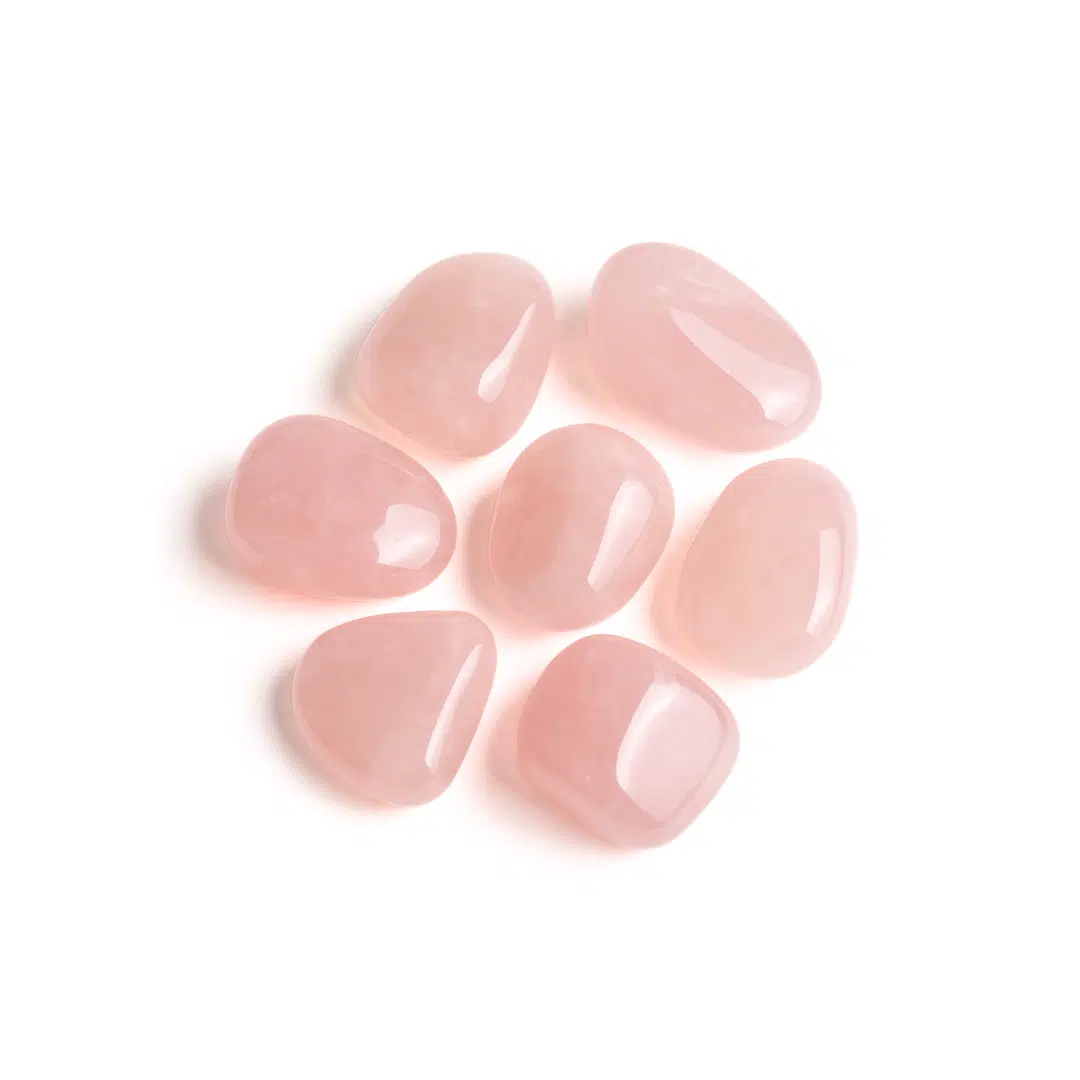 Piedra Cuarzo Rosa Rolado (Por Kilo – Amor)