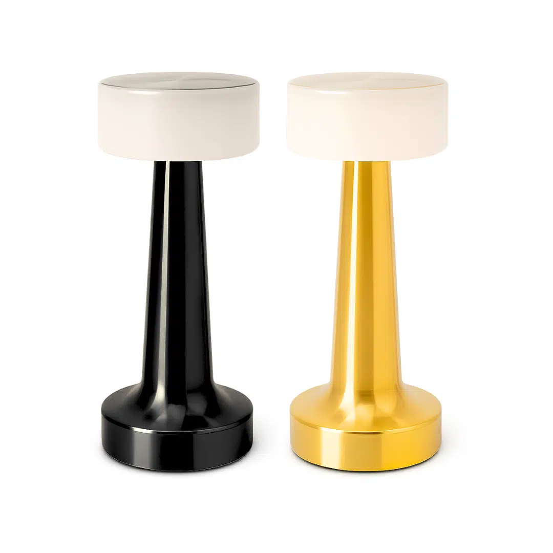 Lámpara de Mesa LED Cilíndrica