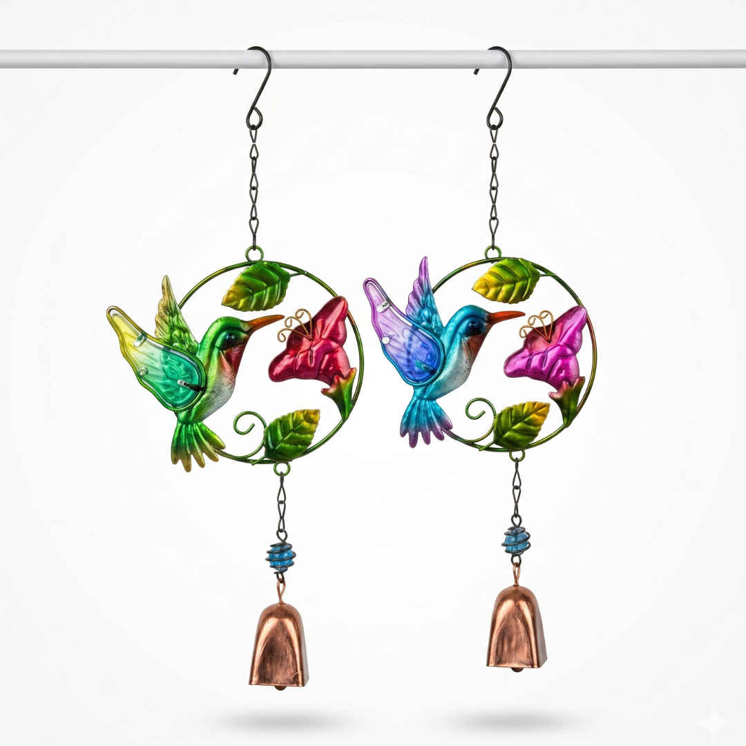 Móvil Colgante Colibrí con Aro