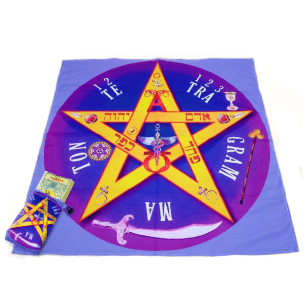 PAÑO TAROT CON BOLSITA PREMIUM 70X70 CM