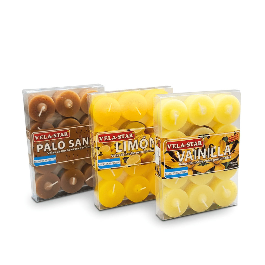 Velas de Noche Aromáticas Star (Rechaud Pack x12)