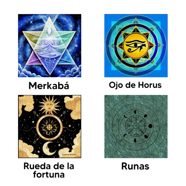 PAÑO TAROT CON BOLSITA PREMIUM 70X70 CM - Image 3