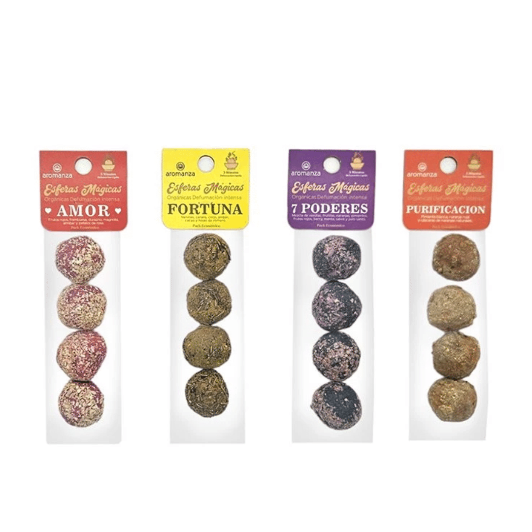 ESFERAS AROMANZA X4 EN BOLSITA