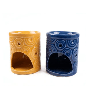 Hornillo Difusor Cilíndrico Diseño Círculos