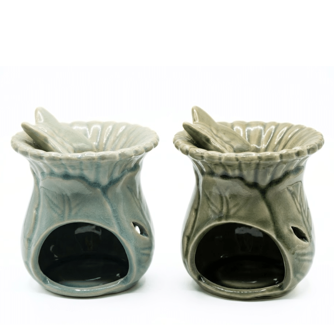 Hornillo de Cerámica con Mariposa 8 cm