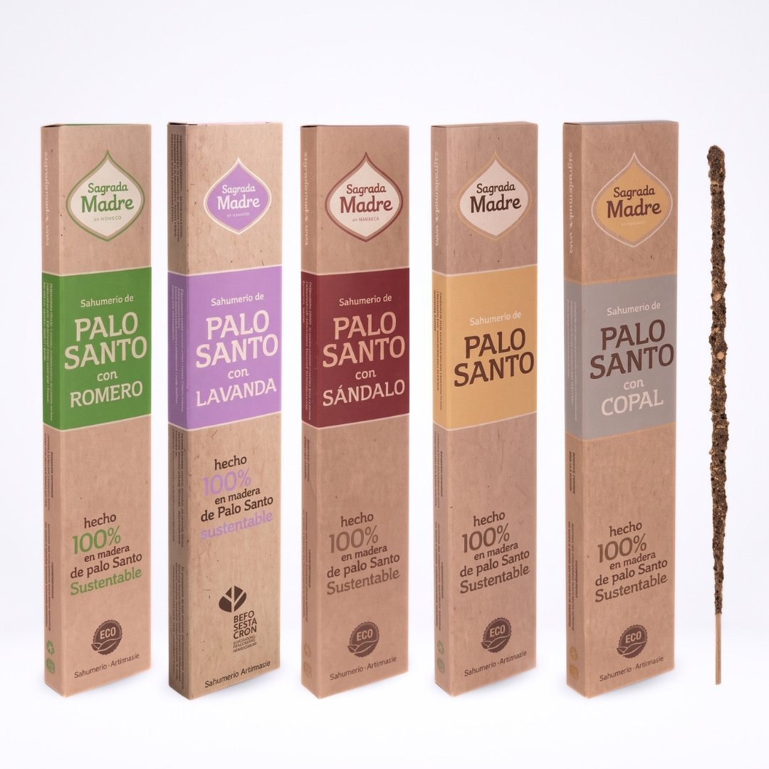 Sahumerios Sagrada Madre Palo Santo Combinado