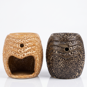 Hornito Difusor de Cerámica con Textura 8x7 cm