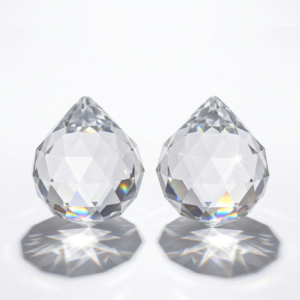 Esfera de Cristal Facetado Atrapasol Gigante 60mm