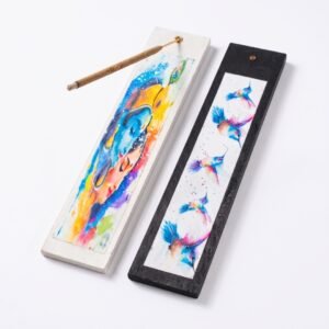 Portasahumerio Tabla de Madera Pintada 23 cm