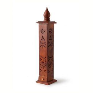 Torre Portasahumerio de Madera Calada 37 cm
