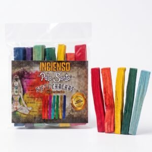 Incienso Palo Santo 7 Chakras Sticks Naturales