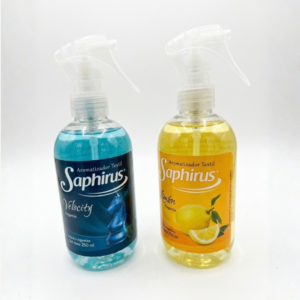 Aromatizador Textil Saphirus con Gatillo Pulverizador 250 ml